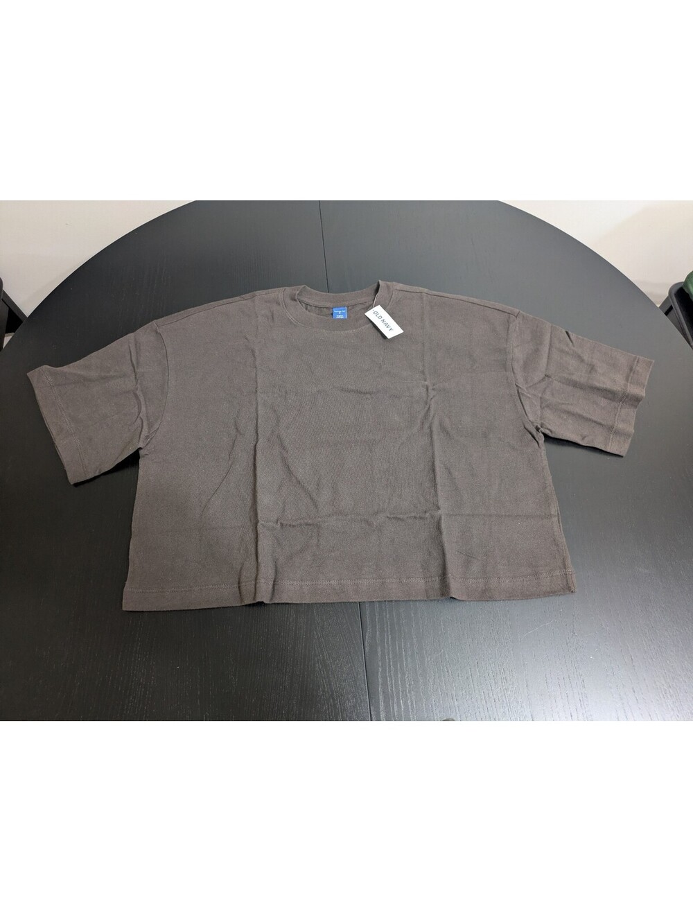 Old Navy Women's Brown Cropped T-Shirt Size M
